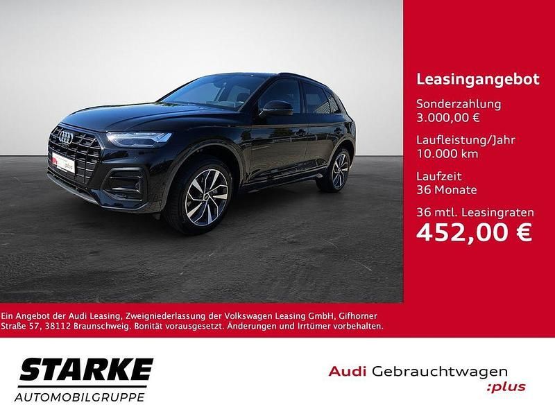 Mythosschwarz metallic Gebraucht 2024 Audi Q5 Advanced SUV | 48.950 € (Etwas zu teuer) - Bild 1/4