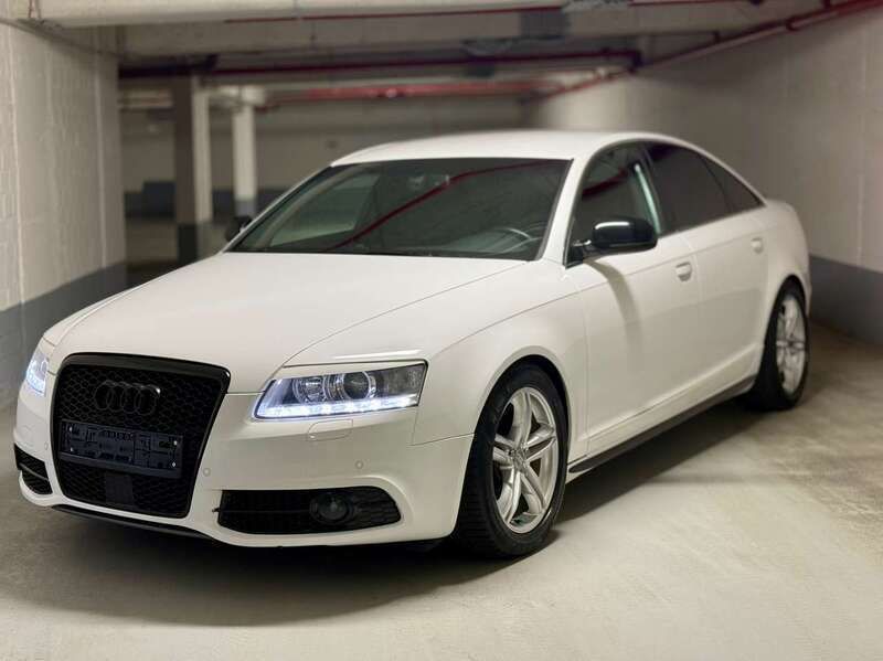 Weiß Gebraucht 2009 Audi A6 S-Line Limousine | 17.990 € - Bild 1/4