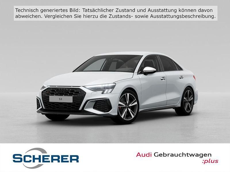 Gletscherweiss (metallic) Gebraucht 2024 Audi S3 Ambiente Limousine | 40.990 € (Superpreis) - Bild 1/4