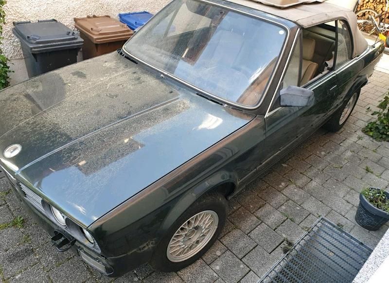 Grün Gebraucht 1986 BMW 325 Cabriolet Cabrio | 6.500 € - Bild 1/4