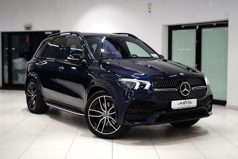 Blau Gebraucht 2022 Mercedes GLE400 AMG SUV | 67.449 € (Etwas zu teuer) - Bild 1/4