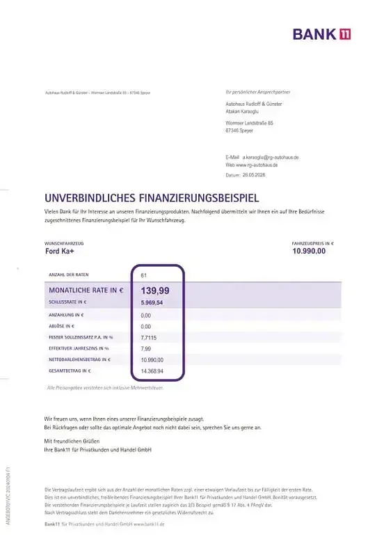 Gebraucht Ford Ka Plus 86 PS (63 kW) 2019 Weiß Kleinwagen