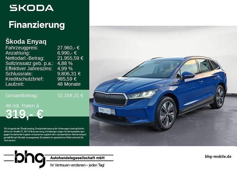Energyblau Gebraucht 2023 Skoda Enyaq iV SUV | 27.960 € (Guter Preis) - Bild 1/4