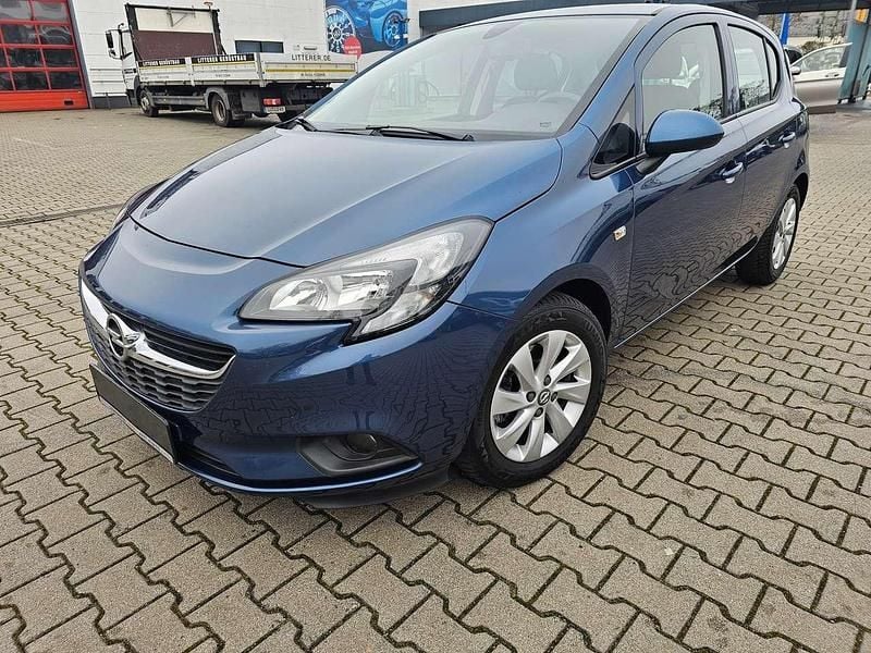 Blau Gebraucht 2017 Opel Corsa Limousine | 6.799 € (Guter Preis) - Bild 1/4