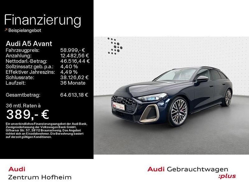 Firmamentblau metallic Gebraucht 2024 Audi A5 Edition .1 Coupé | 58.999 € (Fairer Preis) - Bild 1/4