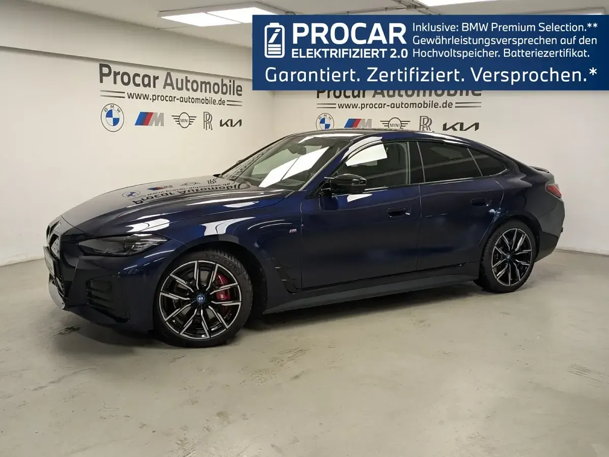 Gebraucht BMW i4 M Sport 400 kW (544 PS) 2023 Blau Limousine
