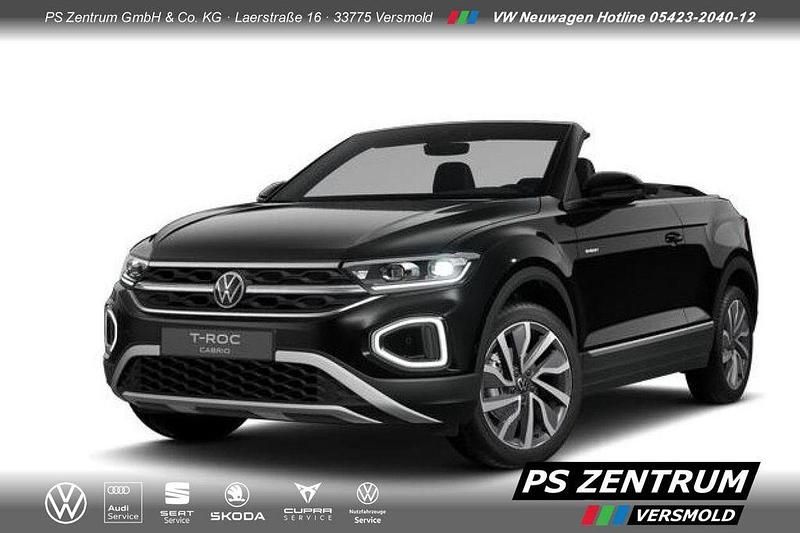 Deep black Neu 2025 VW T-Roc Cabriolet Cabrio | 42.530 € (Guter Preis) - Bild 1/4