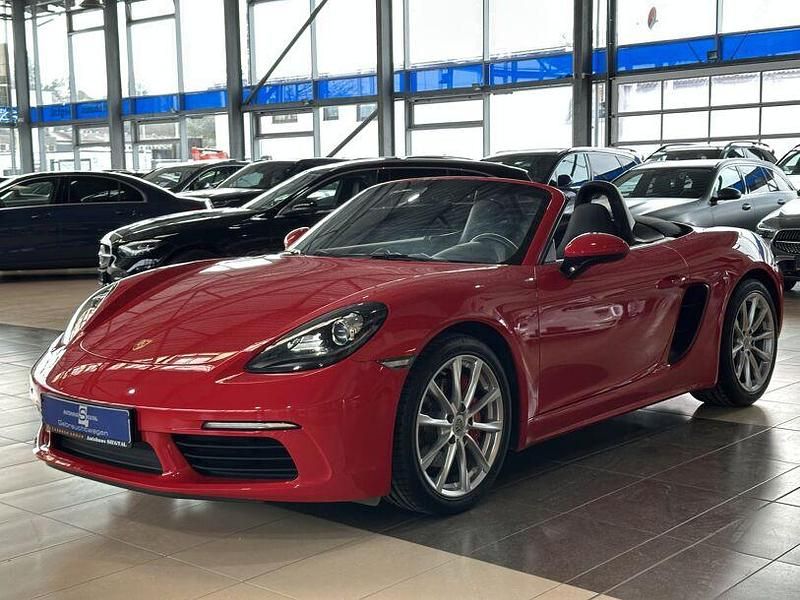 Gebraucht Porsche Boxster 350 PS (257 kW) 2022 Rot indischrot Cabrio