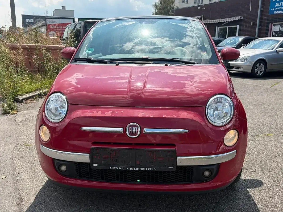 Gebraucht Fiat 500 Lounge 100 PS (73 kW) 2008 Rot Kleinwagen