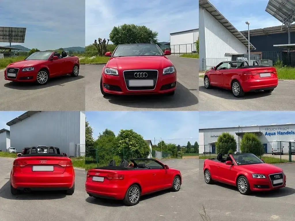 Gebraucht Audi A3 Cabriolet S-Line 140 PS (102 kW) 2008 Rot Cabrio