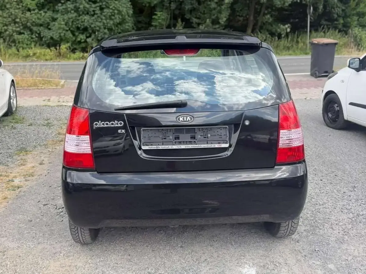 Gebraucht Kia Picanto EX 65 PS (47 kW) 2007 Galaxy black Kleinwagen