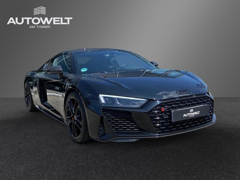 Mythosschwarz metallic Gebraucht 2020 Audi R8 Coupé Exclusive Coupé | 129.790 € (Etwas zu teuer) - Bild 1/4