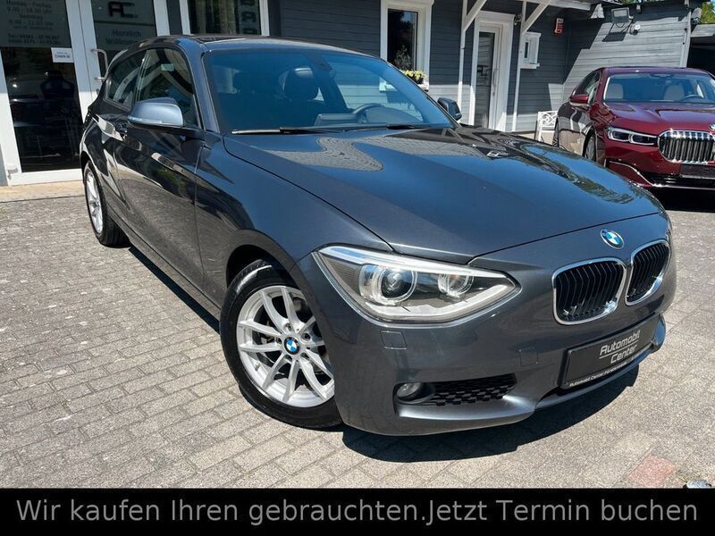Grau Gebraucht 2014 BMW 116 Efficient Dynamics Kleinwagen | 9.980 € (Fairer Preis) - Bild 1/4
