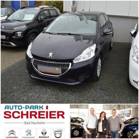 Blau metallic Gebraucht 2014 Peugeot 208 Active Kleinwagen | 9.493 € (Fairer Preis) - Bild 1/4