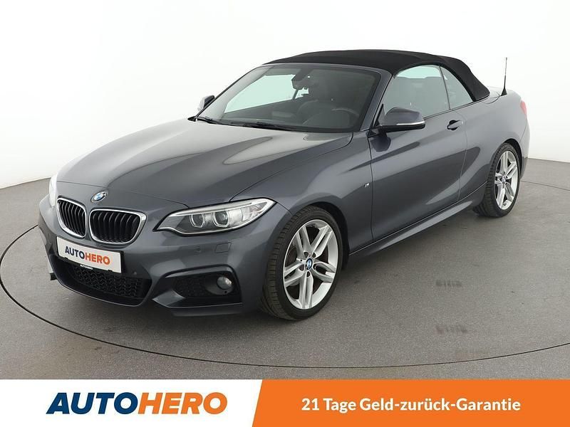 Mineralgrau Gebraucht 2016 BMW 218 M Sport Cabrio | 19.520 € (Fairer Preis) - Bild 1/3