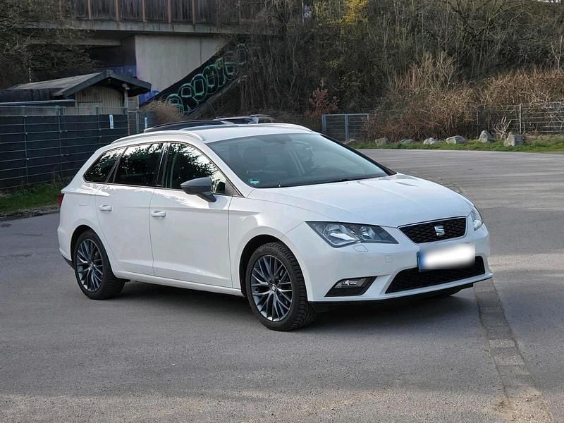 Usata Seat Leon 110 CV (80 kW) 2016 Bianco Station wagon