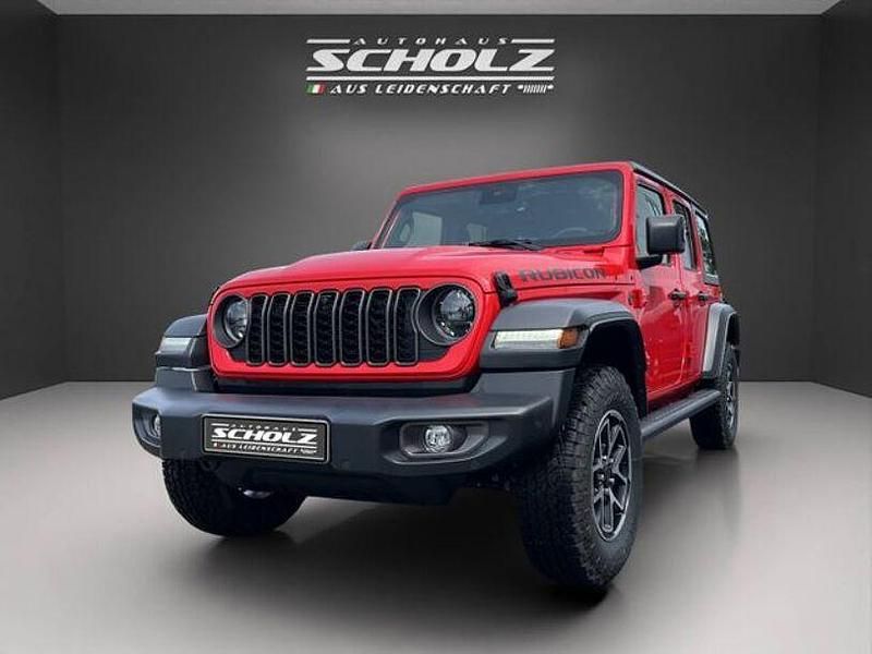 Firecracker red Neu 2024 Jeep Wrangler Rubicon SUV | 59.900 € (Superpreis) - Bild 1/4