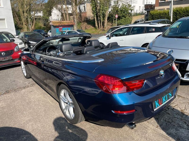Gebraucht BMW 640 Cabriolet 313 PS (230 kW) 2014 Tiefseeblau metallic Cabrio