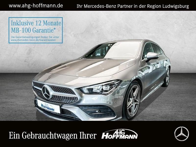 Grau Gebraucht 2019 Mercedes CLA200 Shooting Brake AMG Kombi | 26.960 € (Etwas zu teuer) - Bild 1/4
