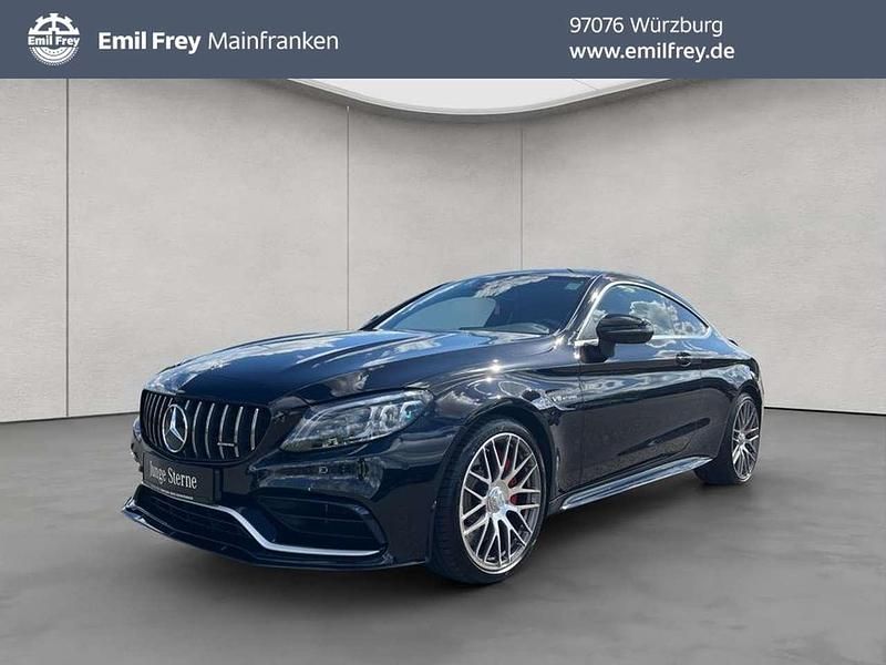 Obsidianschwarz metallic Gebraucht 2021 Mercedes C63 AMG AMG Coupé | 73.900 € (Teuer) - Bild 1/4