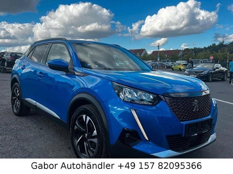 Blau Gebraucht 2021 Peugeot 2008 Allure SUV | 11.800 € (Superpreis) - Bild 1/4