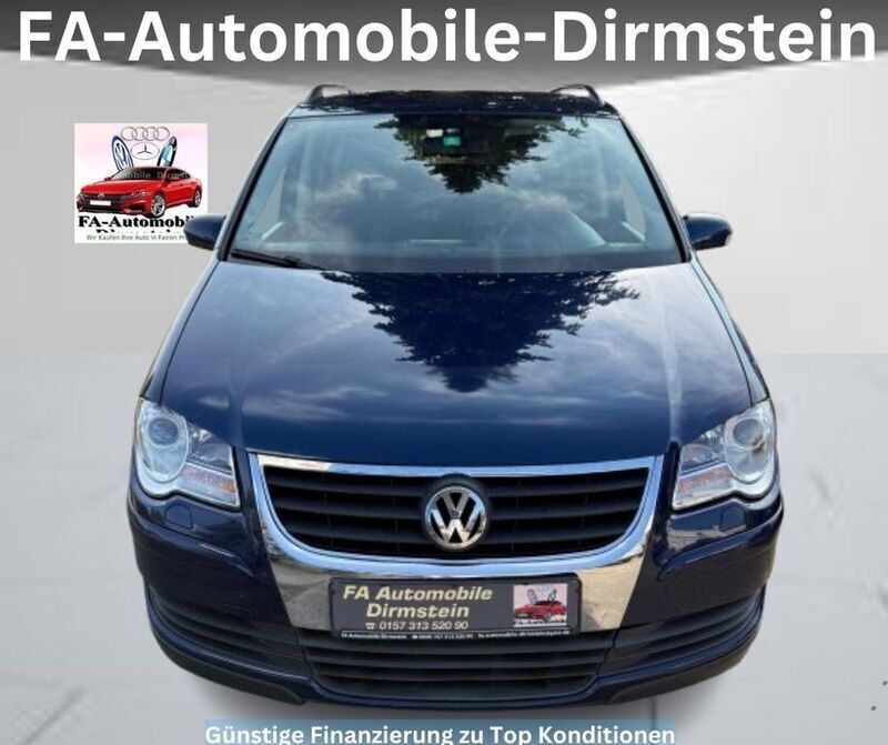 Blau Gebraucht 2008 VW Touran Van / Kleinbus | 4.499 € (Fairer Preis) - Bild 1/4