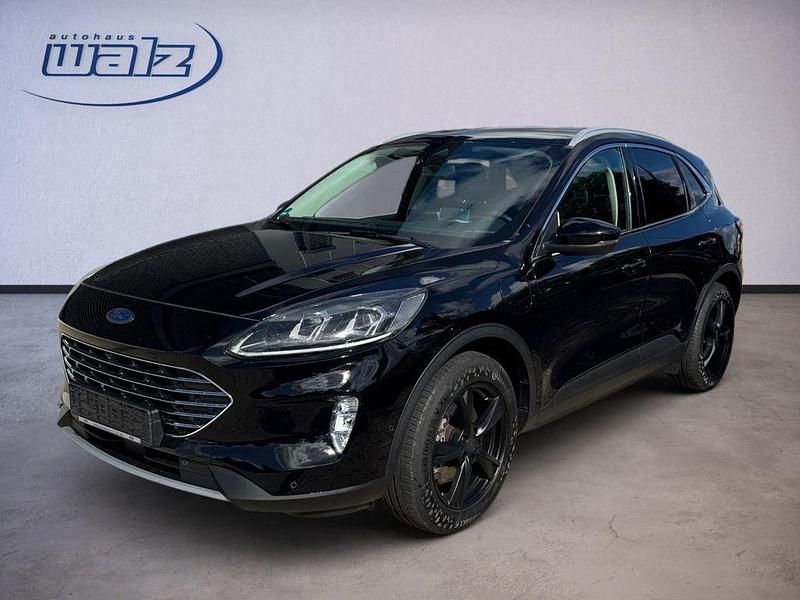 Obsidianschwarzmetallic Gebraucht 2021 Ford Kuga Titanium X SUV | 24.990 € (Fairer Preis) - Bild 1/4