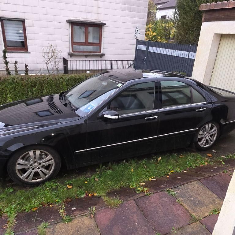 Schwarz Gebraucht 2004 Mercedes S320 Limousine | 2.650 € - Bild 1/4