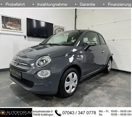 Gebraucht Fiat 500 Pop Star 69 PS (50 kW) 2016 Grau Kleinwagen