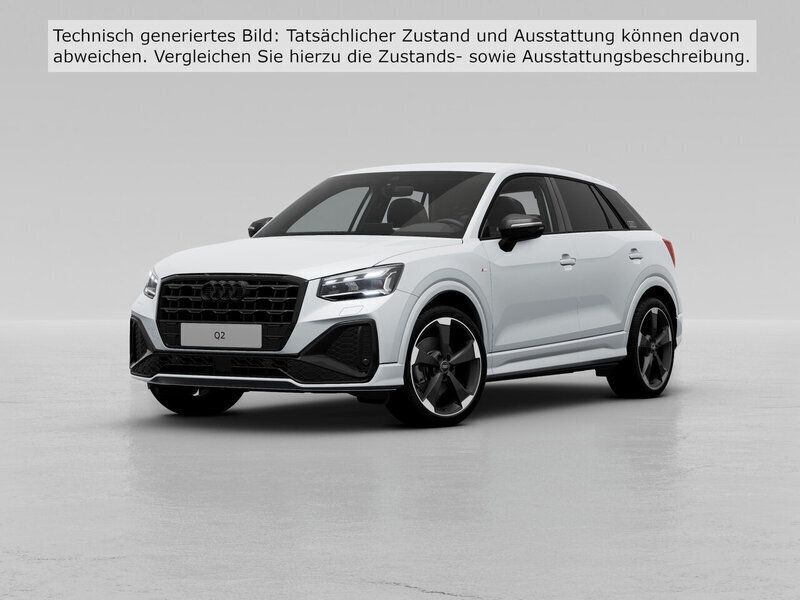 Gletscherweiß metallic (metallic) Gebraucht 2022 Audi Q2 Ambiente SUV | 28.790 € (Fairer Preis) - Bild 1/4