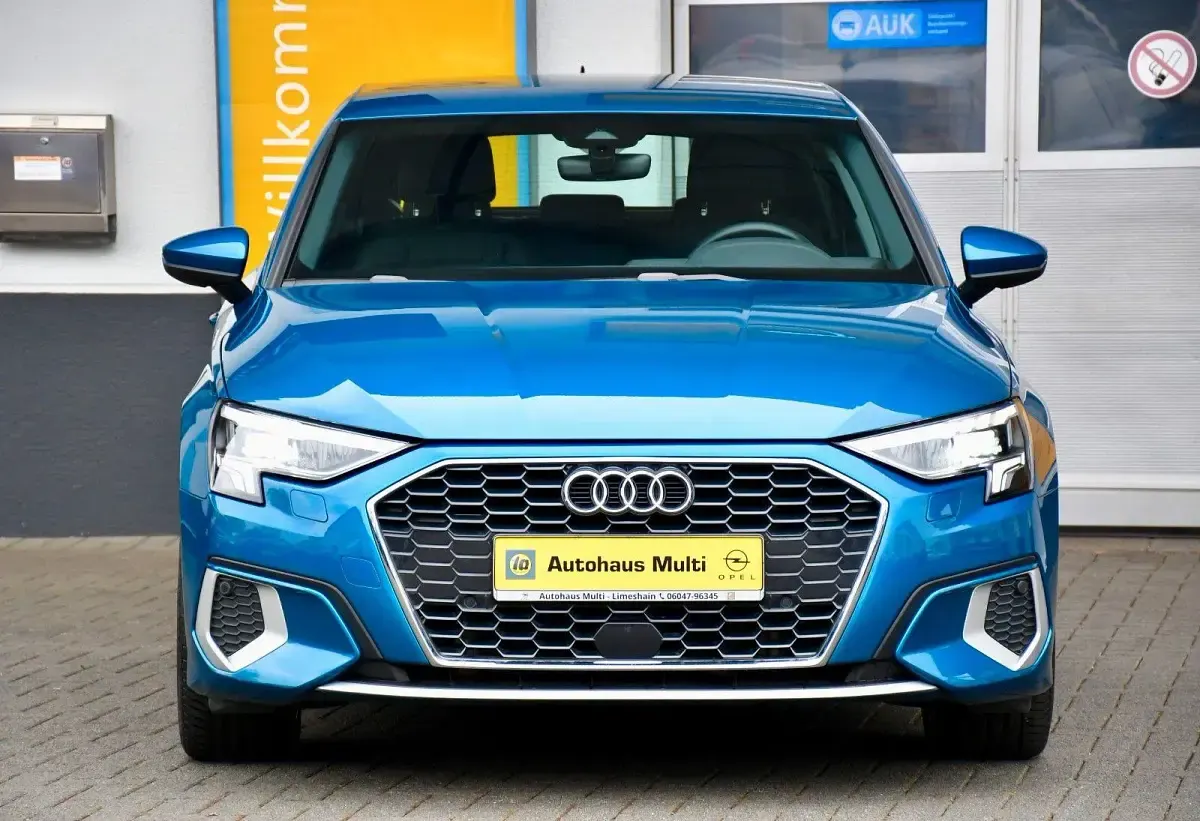 Brugt Audi A3 Advanced 150 HK (110 kW) 2021 Blå Sedan