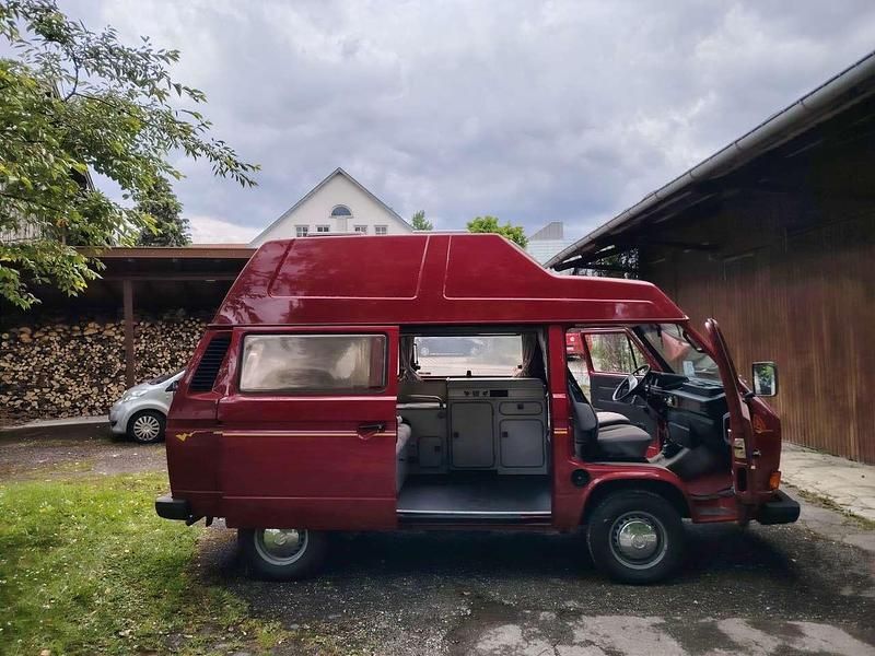 Rot Gebraucht 1987 VW T3 California Van | 22.500 € - Bild 1/4