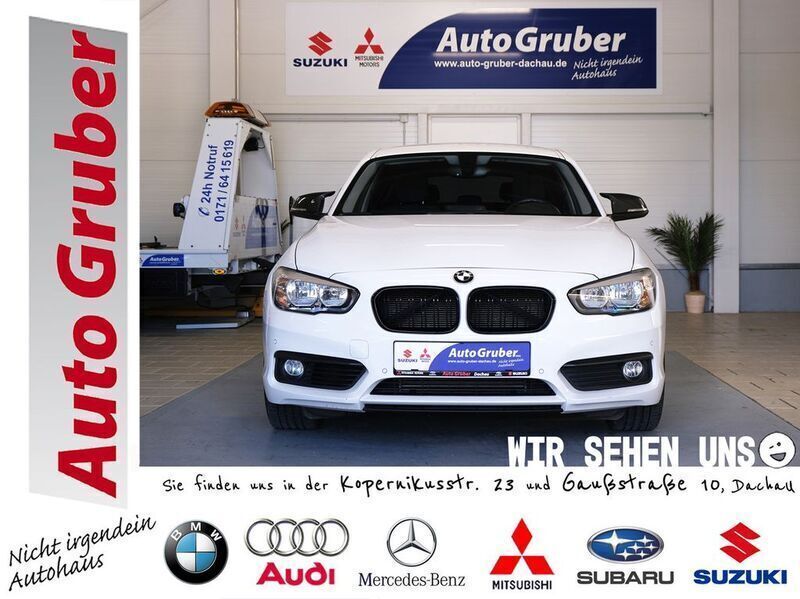 Weiß Gebraucht 2017 BMW 118 Advantage Kleinwagen | 13.990 € (Fairer Preis) - Bild 1/4