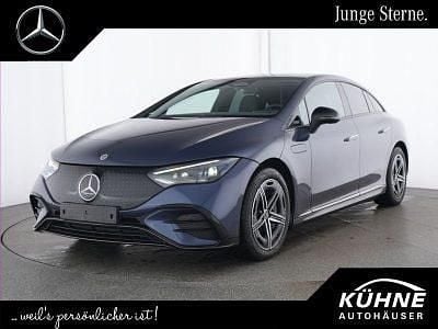Blau Gebraucht 2024 Mercedes EQE300 AMG Limousine | 46.950 € (Superpreis) - Bild 1/4