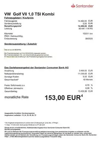 Gebraucht VW Golf VII 116 PS (85 kW) 2020 Grau Kombi