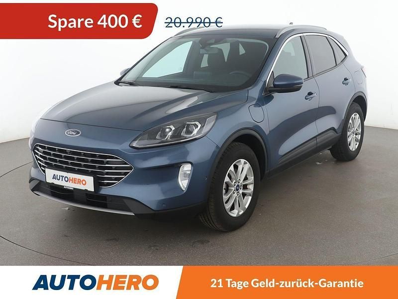Blau Gebraucht 2022 Ford Kuga Titanium SUV | 20.410 € (Guter Preis) - Bild 1/3