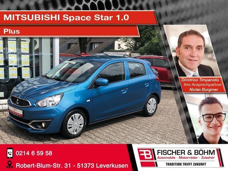 Blau Gebraucht 2017 Mitsubishi Space Star Plus Kleinwagen | 7.990 € (Fairer Preis) - Bild 1/4
