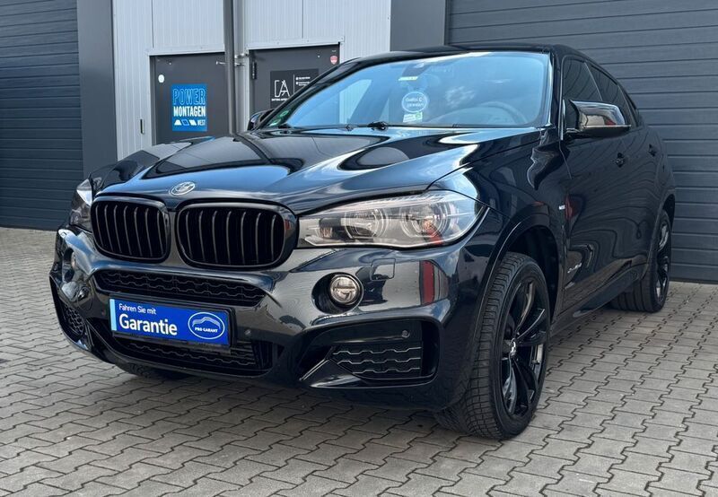 Carbonschwarz metallic Gebraucht 2015 BMW X6 M Sport SUV | 18.950 € - Bild 1/4