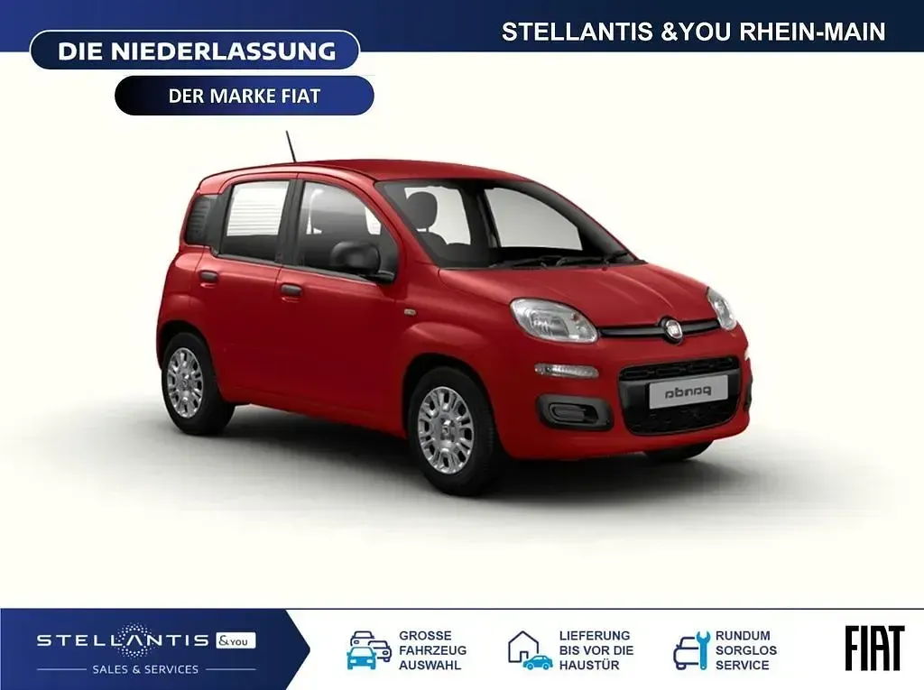 Neu Fiat Panda Icon 65 PS (47 kW) 2026 Rot Kleinwagen