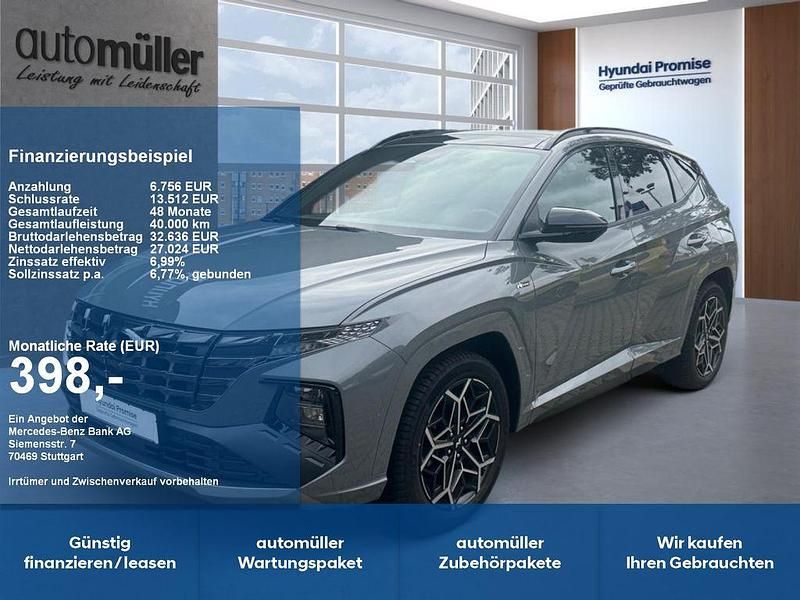Grau Gebraucht 2024 Hyundai Tucson N Line SUV | 33.780 € (Guter Preis) - Bild 1/4