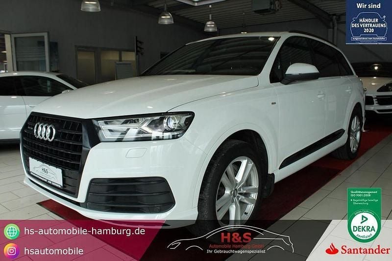 Carraraweiß Gebraucht 2018 Audi Q7 S-Line SUV | 36.900 € (Guter Preis) - Bild 1/4