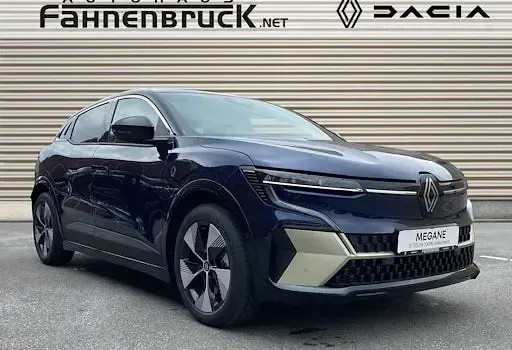 Nouvelle Renault Megane E-Tech Iconic 161 kW (220 ch) 2025 Bleue Berline
