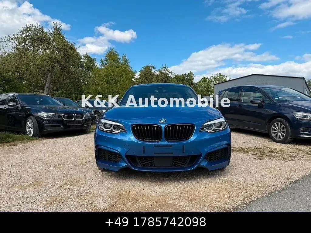 Brugt BMW M240 M Performance 340 HK (250 kW) 2018 Blå Coupe