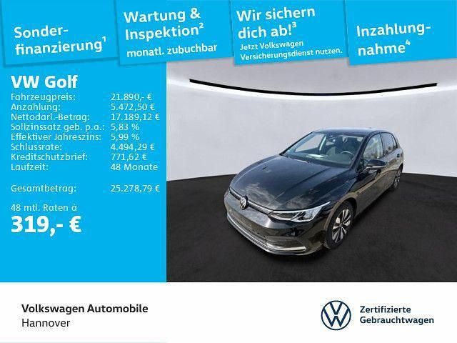 Gebraucht VW Golf VIII Move 110 PS (80 kW) 2024 Schwarz Limousine