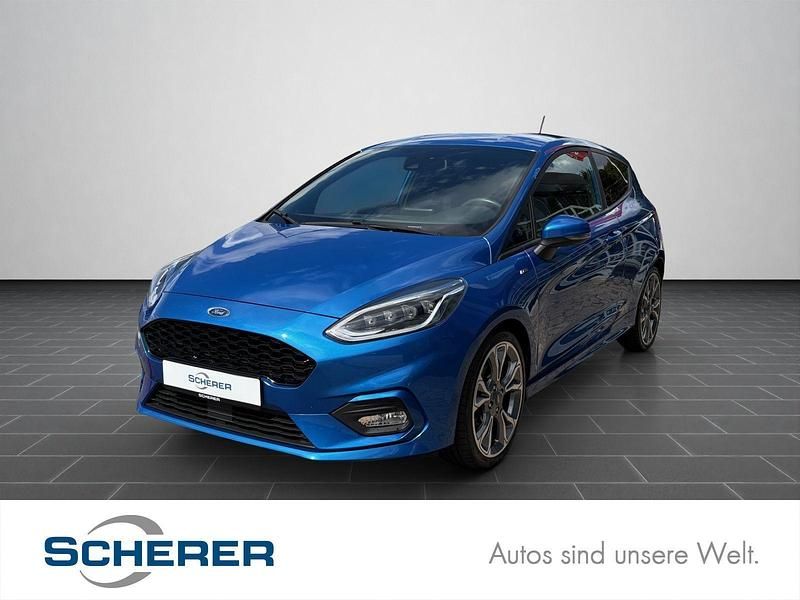 Dynamicblau metallic (metallic) Gebraucht 2020 Ford Fiesta ST-Line Kleinwagen | 11.600 € (Guter Preis) - Bild 1/4