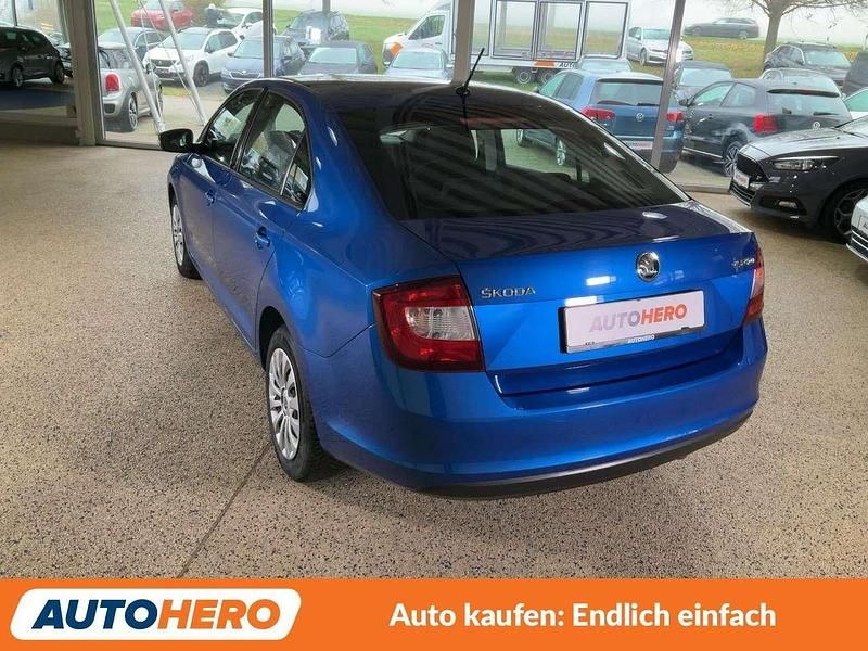 Gebraucht Skoda Rapid Active 95 PS (69 kW) 2019 Modra race/race blue Limousine