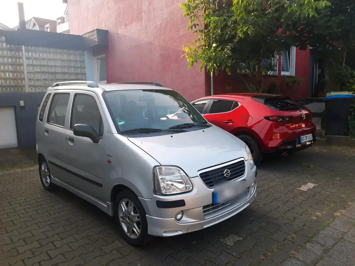 Gebraucht Suzuki Wagon R+ 76 PS (55 kW) 2003 Silber Van / Kleinbus