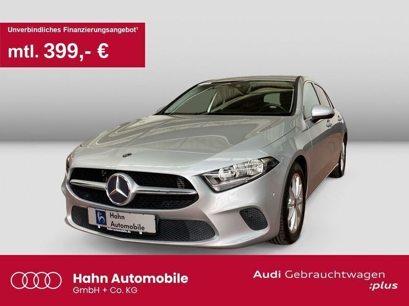 Iridiumsilber metalliclack Gebraucht 2018 Mercedes A200 Progressive Limousine | 19.960 € (Fairer Preis) - Bild 1/3