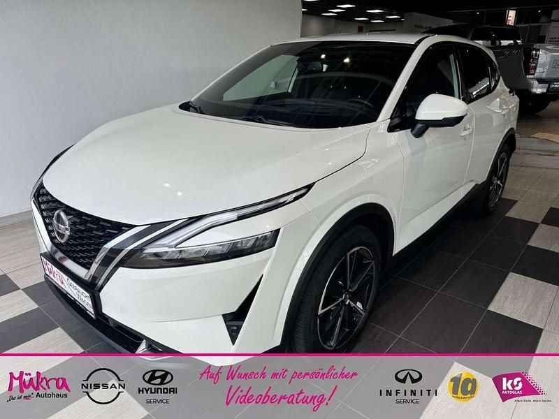 Weiß Gebraucht 2022 Nissan Qashqai Tekna SUV | 23.790 € (Fairer Preis) - Bild 1/4