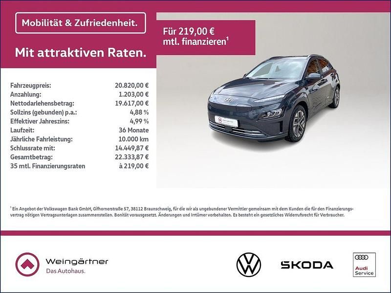 Grau Gebraucht 2022 Hyundai Kona Trend SUV | 20.820 € (Fairer Preis) - Bild 1/4